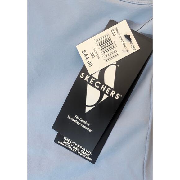 New SKECHERS Plus Size Go Walk Shelf Bra Tank Top Size 3X - Picture 5 of 6